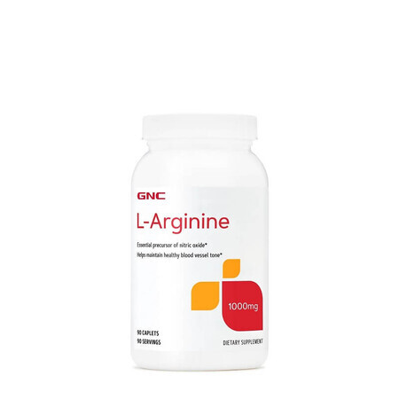 L-Arginine 1000 mg, 90 comprimés, GNC