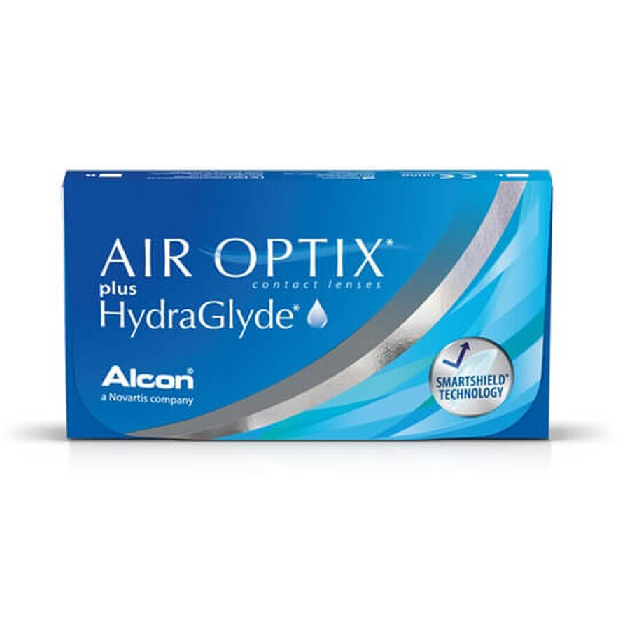 Lentilles de contact -2.50 Air Optix Plus Hydraglyde, 6 pcs, Alcon