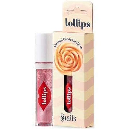 Brillant à lèvres, Caramel Candy Lollips, 3 ml, Escargots