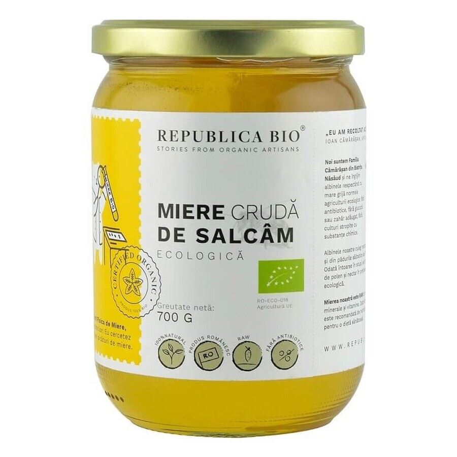 Miel d'acacia brut Eco, 700 gr, 29929, Organic Republic