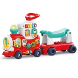 4 in 1 speelgoedtrein, 1 jaar+, Rood, Hola