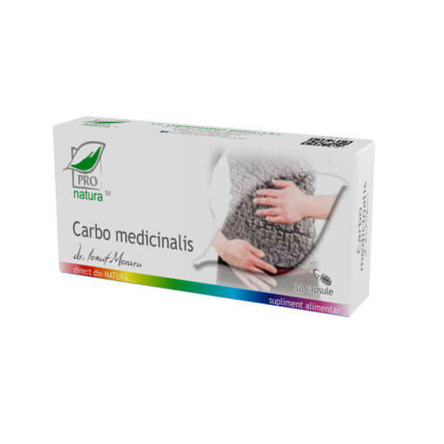 Carbo Medicinalis, 30 gélules, Pro Natura