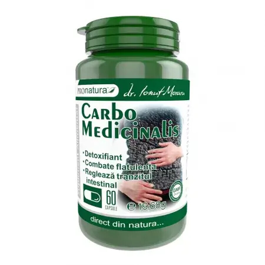Carbo Medicinalis, 60 capsule, Pro Natura recensioni