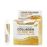 Hydrolyzed Liquid Marine Collagen Type 1 and 3 15.000 mg + Hyaluronic Acid 50 mg + Retinol 800 mcg, 25 ml x 20, Swedish Nutra
