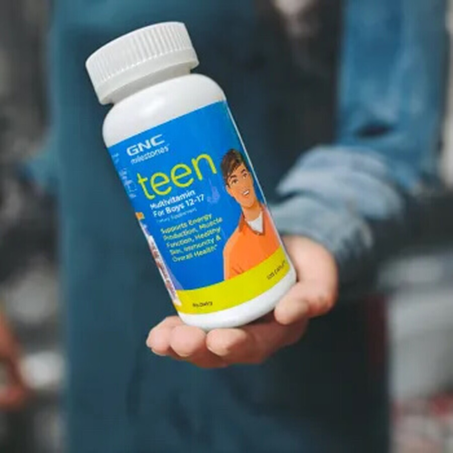 Teen Milestones Multivitamine für Jungen 12-17 Jahre, 120 Tabletten, GNC