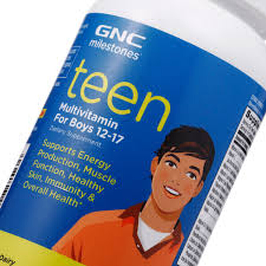 Teen Milestones Multivitamine für Jungen 12-17 Jahre, 120 Tabletten, GNC