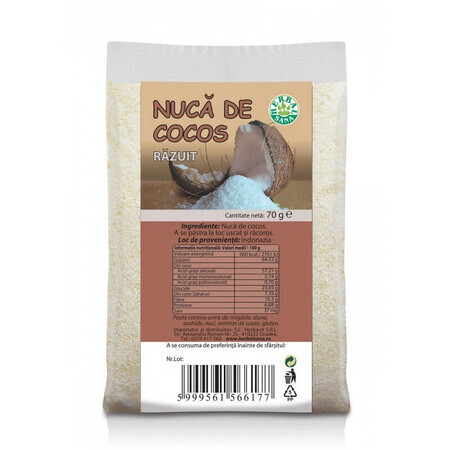 Noix de coco râpée, 70 g, Herbal Sana