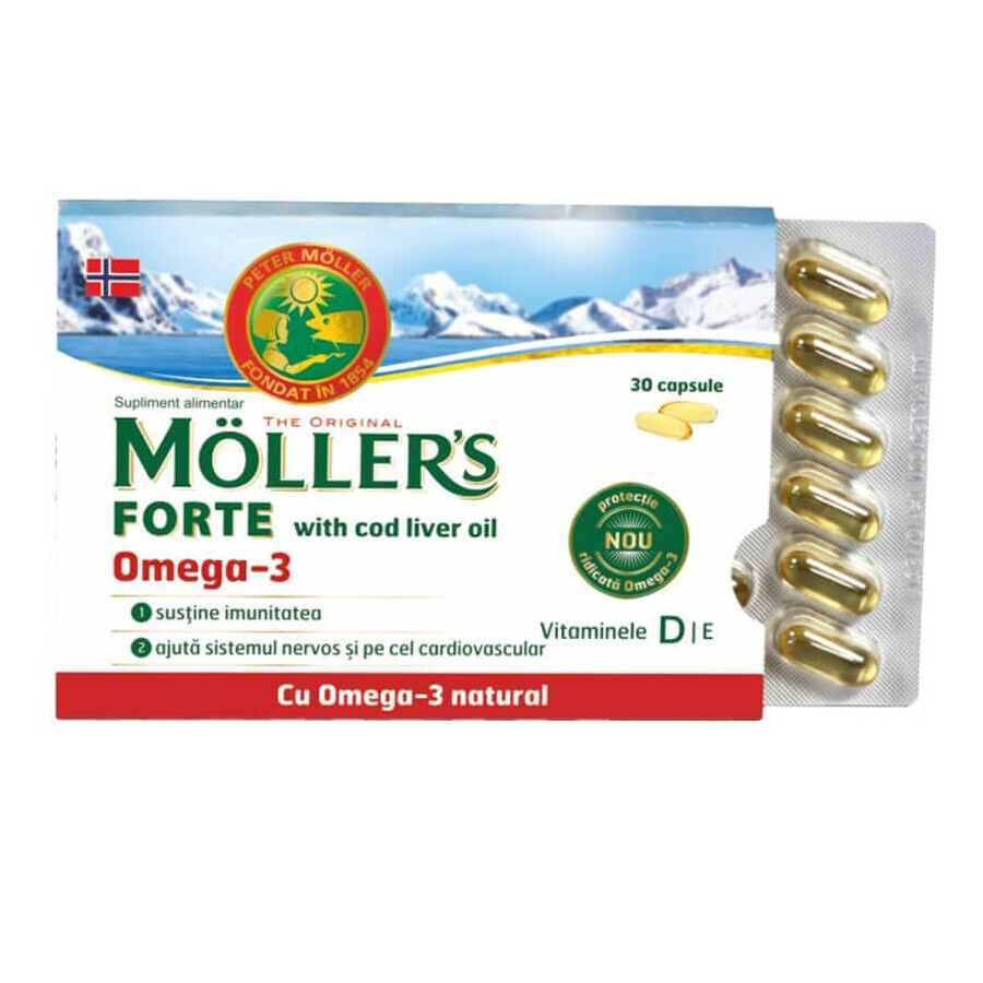 Oméga 3, 30 cps, Moller's Forte