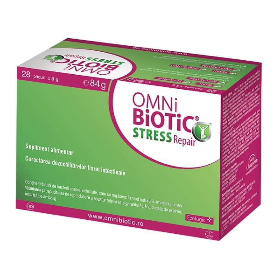 Omni-Biotic Stress Repair, 28 sachets, AllergoSan Institute (OmniBiotic)