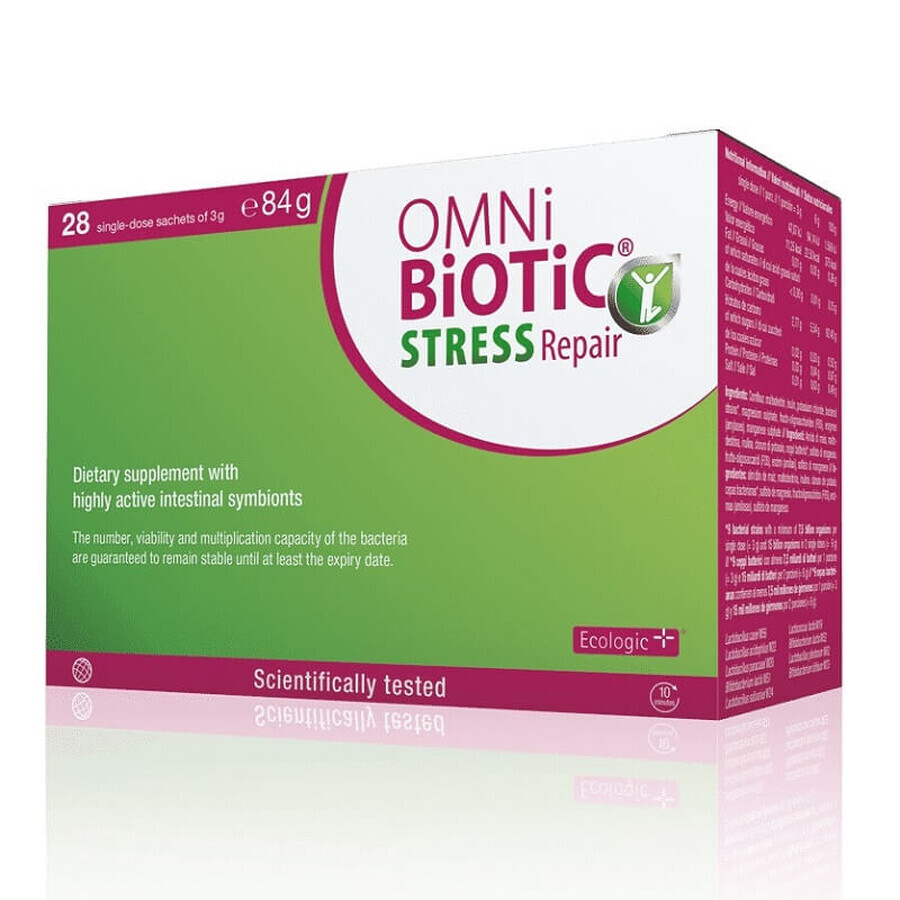 Omni-Biotic Stress Repair, 28 sachets, AllergoSan Institute (OmniBiotic) Évaluations