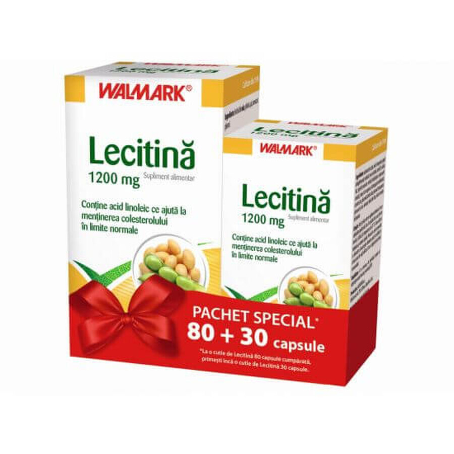Lechitin 1200mg pack, 80 30 gélules, Walmark