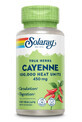 Piment de Cayenne 450 mg Solaray, 100 g&#233;lules, Secom