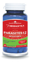 Parasites 12 Detox Forte, 60 Kapseln, Herbagetica