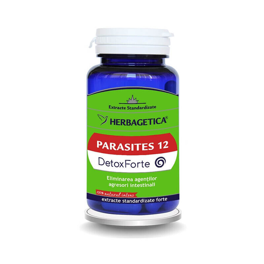 Parasites 12 Detox Forte, 60 capsules, Herbagetica Évaluations