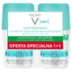 Vichy, antiperspirant roll-on 48h, împotriva urmelor de pe haine, 2 x 50 ml