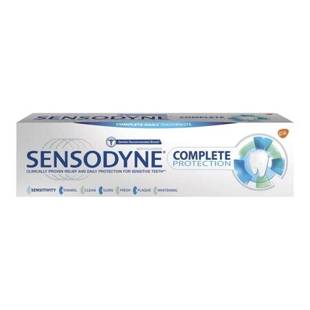 Dentifricio Protezione completa, 75 ml, Sensodyne