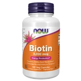 Now Foods Biotin, biotin 5000 µg, 120 vegetarian capsules