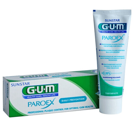 Paroex Zahnpasta 0,06% CHX, 75 ml, 1750EMEA, Sunstar Gum