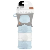 Milk powder dispenser with 3 compartments, Blue, Kikka Boo