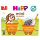 HiPP Mini Dessert Bio, room met banaan en cacao, na 7 maanden, 4 x 100 g