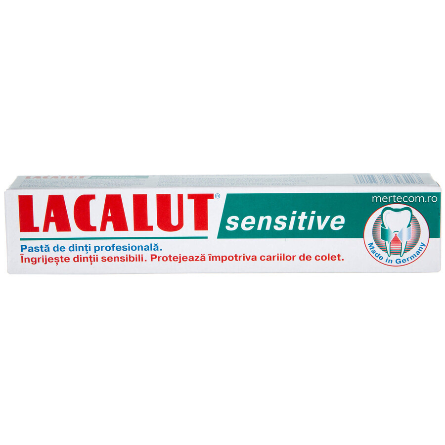 Dentifrice Sensitive, 75 ml, Lacalut