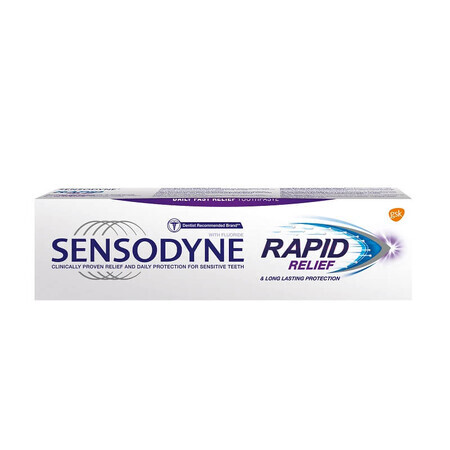 Dentifrice, Rapid Relief, 75 ml, Sensodyne