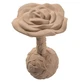 Natruba, natural rubber teether with rattle, rose, from birth, 1 piece