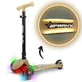 Trottinette pliable LED avec plateforme lumineuse Sparky, + 3 ans, Champagn, Milly Mally