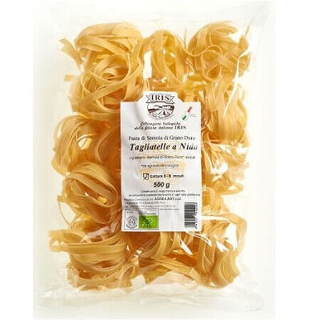 Nido di Pasta Tagliatelle di grano duro biologico, 500 gr, Iris Bio