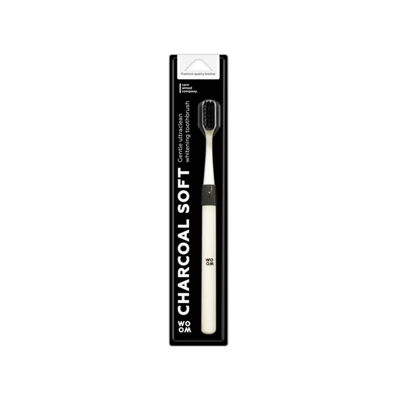Woom Brosse à dents Charcoal Soft, Woom
