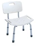 DrHappy JL798L Bath Chair with Backrest and Seat with Handles