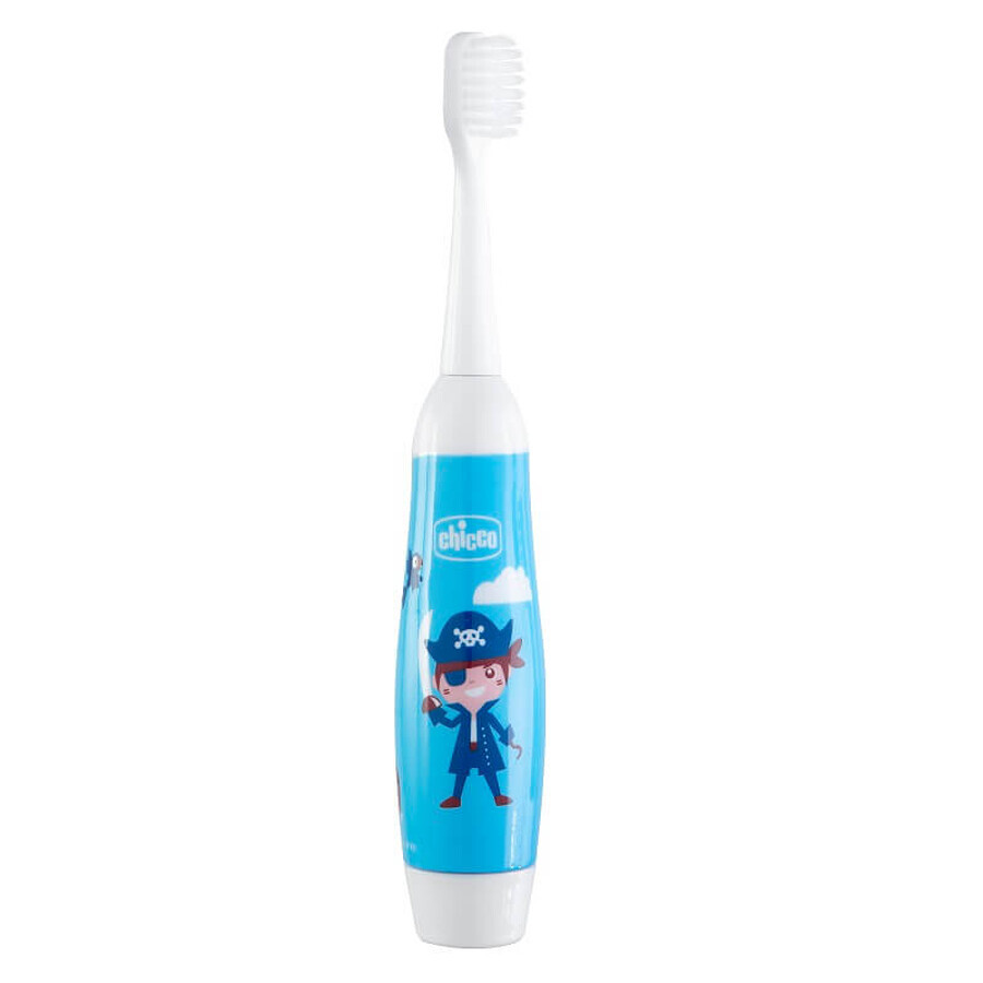 Brosse à dents électrique pour enfants, bleue, +3 ans, Chicco