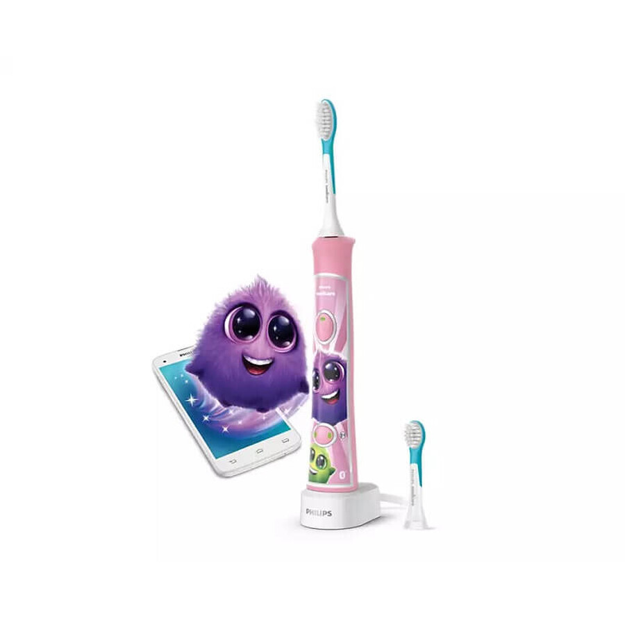 Brosse à dents électrique rechargeable Sonicare Kids, +3 ans, HX6352/42, Philips Sonicare