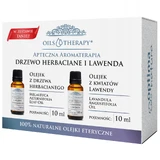 Optima Natura Oils Therapy Aromatherapy Kit, tea tree, 10 ml + lavendel, 10 ml