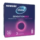Unimil Sensation Max, Prezervative din latex cu conducte, 3 bucăți