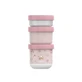 Set of 3 stackable saucepans Fairy Garden, Little Dutch