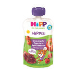 Purée de fruits à la grenade, à l'acérola, à la pomme et à la framboise Hippis, 100 g, Hipp