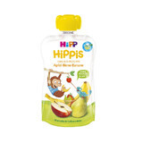 Purée de pommes, poires et bananes HiPPiS, +12 mois, 100 g, Hipp