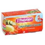 Purée homogénéisée de pommes de terre et de courgettes, +4 mois, 2x 80g, Plasmon