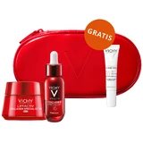 Vichy Liftactiv Collagen Specialist set, anti-wrinkle cream, all skin types, 50 ml + serum, 30 ml + light fluid SPF 50+, 15 ml + cosmetic bag free of charge