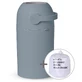 Magic Majestic, coș pentru scutece folosite, albastru, 40 l + saci, 15 bucăți