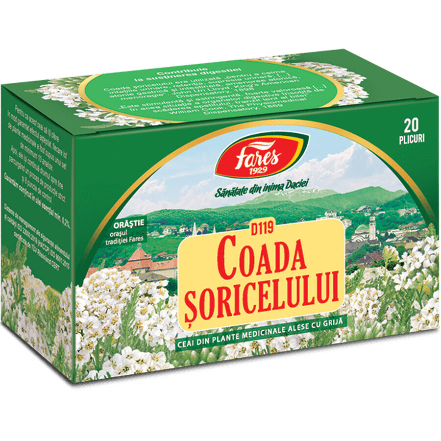 Ceai Coada Șoricelului, D119,20 plicuri, Fares