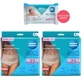 Canpol Babies set, breathable 2-in-1 postpartum panties, with pad, disposable, size L/XL, 2 x 5 pieces + wet wipes, 60 pieces free