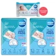 Canpol Babies set, serviettes hygiéniques multifonctionnelles, jetables, avec bandes adhésives, 90 cm x 60 cm, 2 x 10 pièces + lingettes humides, 60 pièces gratuites