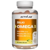 Activlab Pharma Oméga 3 gels, saveur citron vert et citron, 60 pièces