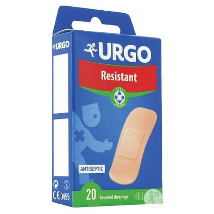 Patchs antiseptiques résistants, 20 pièces, Urgo