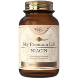 Sky Premium Life Niacin Vitamin for Nervous System Health 320mg 60 caps