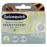 Patchs transparents avec Aloe Vera, 20pcs, Salvequick