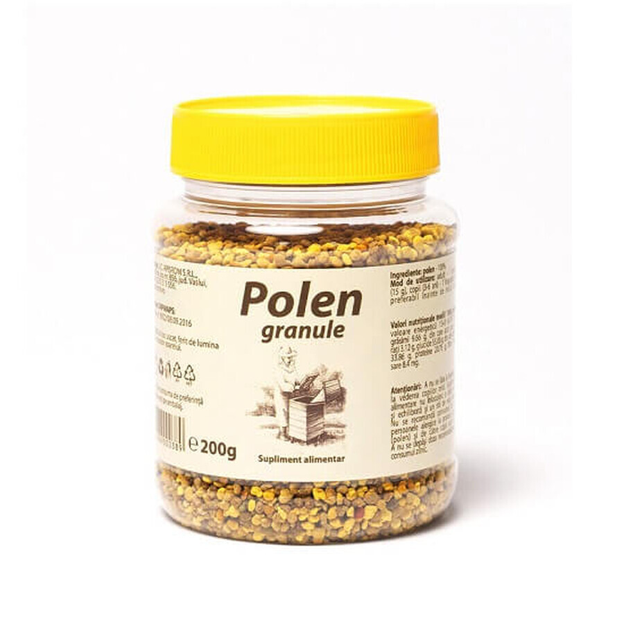 Granules de pollen 200 gr, Apisrom