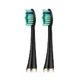 SEYSSO Gold Black Anti - plaque Replacement tips, 2pcs
